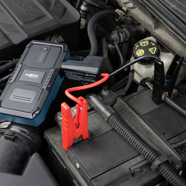 ANSMANN Jumpstarter 10.0 met powerbank en zaklamp, zwart/blauw