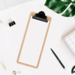 EUROPEL Klembord voor bonnetjes, bamboe