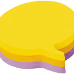 Post-it kleefnotities kubusvorm, 70 x 70 mm,spraakballonvorm