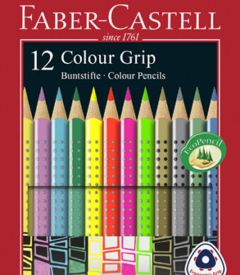 Faber-Castell driehoekige kleurpotloden Colour GRIP, 12 stuks