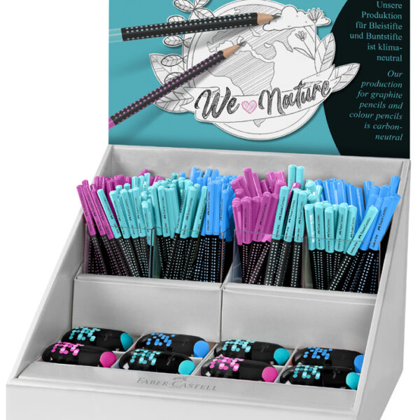 Faber-Castell potloden familieset GRIP TWO TONE display 2023