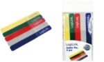 LogiLink klittenband kabelbinders 180x20mm gekleurd - 5 stuks