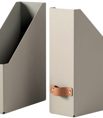 LEITZ Tijdschriftenhouder set Puro, A4, karton, beige