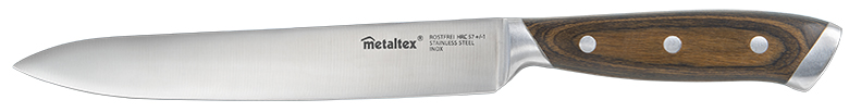 Metaltex Heritage vleesmes met houten handgreep, 330 mm