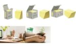 Post-it Zelfklevende memoblaadjes gerecycled, 76 x 76 mm, geel
