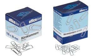 WEDO Paperclips glansverzinkt 26 mm grootverpakking 1000 stuks