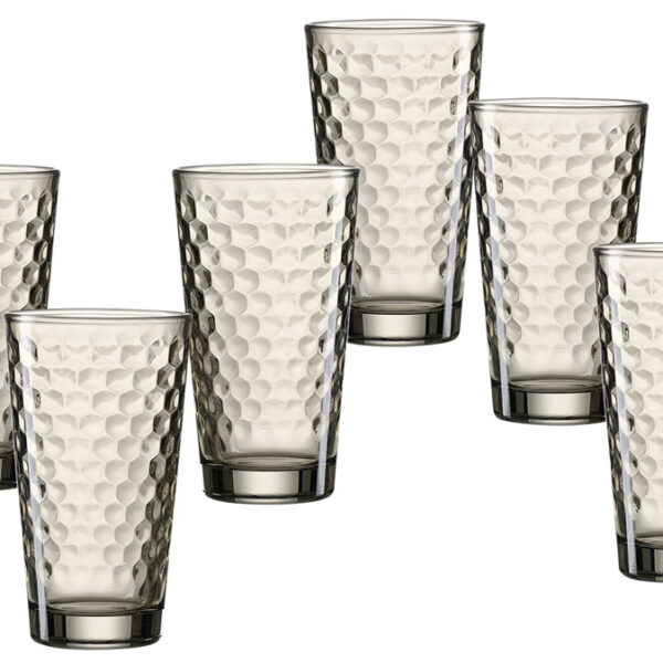 Ritzenhoff & Breker drinkglas FAVO 400 ml bruin, set van 6 stuks