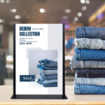 EUROPEL Tafelstandaard, A4, metaal, zwart