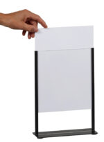 EUROPEL Tafelstandaard, A4, metaal, zwart