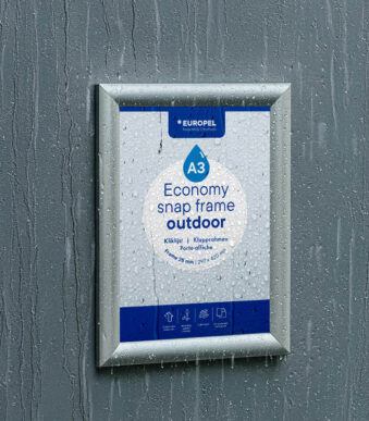 EUROPEL Posterlijst Economy Outdoor A3, 25 mm