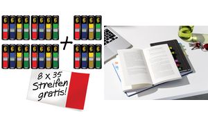 Post-it index mini markers, 11,9 x 43,2 mm, 4 kleuren