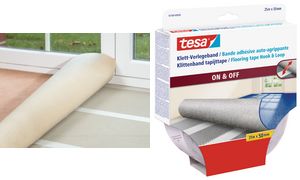 tesa Klittenband tapijt verlegeband 50 mm x 25 m