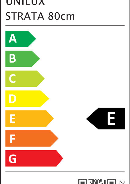 UNiLUX LED-Bureaulamp STRATA 80 met klem, zwart