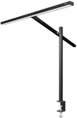 UNiLUX LED-bureaulamp ELITE LUMINO, met klem, zwart