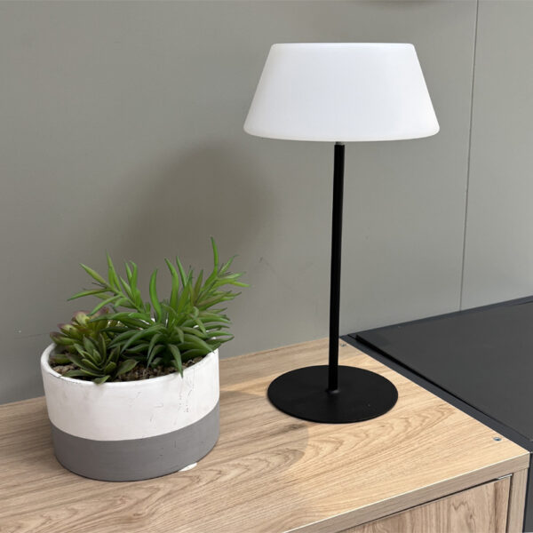 UNiLUX LOOMPA oplaadbare LED-tafellamp met standvoet, zwart