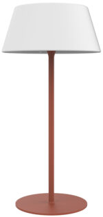 UNiLUX Loompa oplaadbare LED-tafellamp met standvoet, steenrood