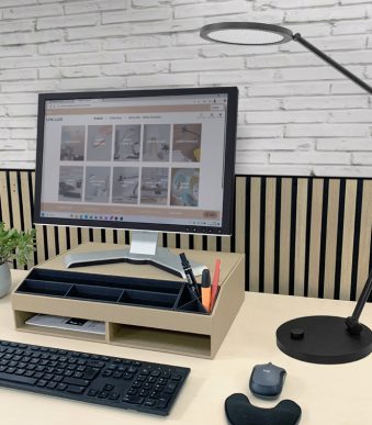 UNiLUX OMEGA LED bureaulamp met standvoet, zwart