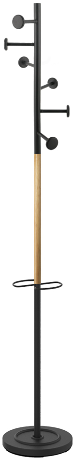 UNiLUX kapstok SNOOD, zwart/beuken