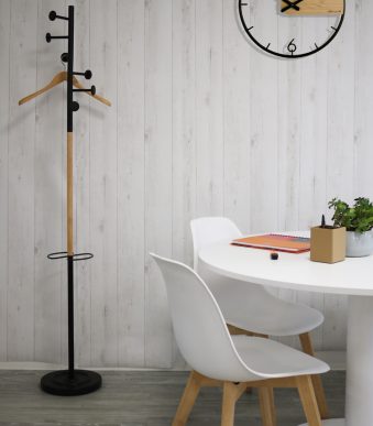 UNiLUX kapstok SNOOD, zwart/beuken