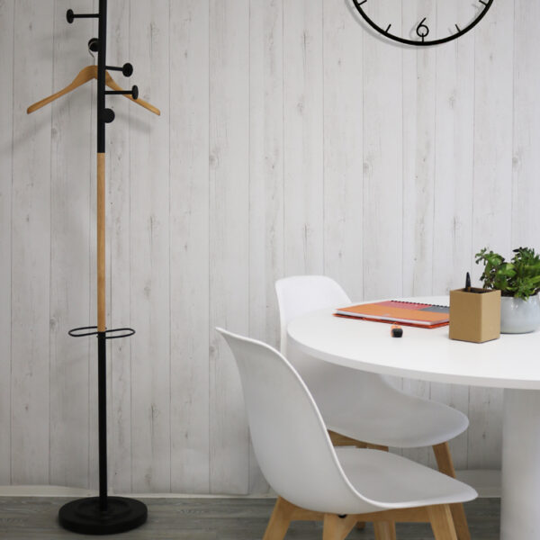 UNiLUX kapstok SNOOD, zwart/beuken