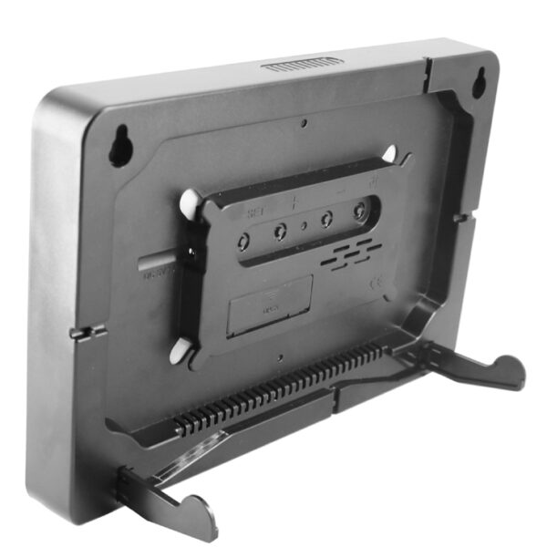 UNiLUX NUMI multifunctionele digitale LED-wandklok, zwart