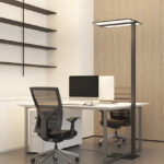 UNiLUX Atlas LED vloerlamp 1950 mm, zwart