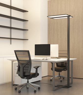 UNiLUX Atlas LED vloerlamp 1950 mm, zwart