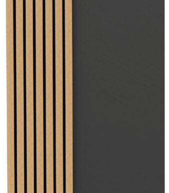 Kerkmann Scheidingswand Oxford 600 x 1650 mm antraciet