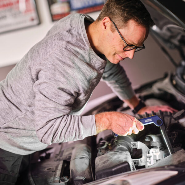 Rapid LED-inspectielamp THE MECHANIK, blauw/zwart