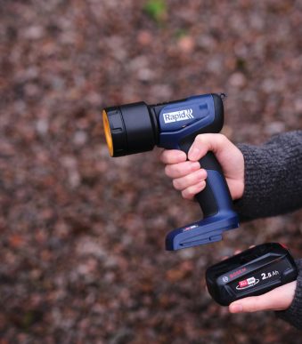 Rapid Oplaadbare LED Zaklamp BWL290, blauw/zwart