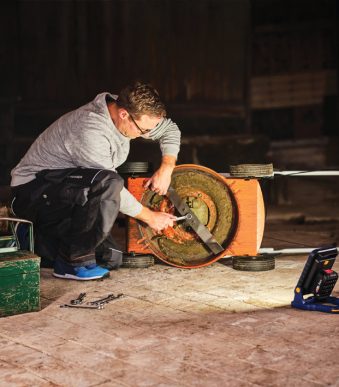 RAPID accu LED-werklamp BWL2400, blauw/zwart