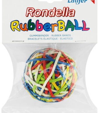 Läufer elastieken RONDELLA rubber bal in zak - 130 g