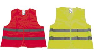 IWH waarschuwingsvest oranje DIN EN 471 polyester universele maat