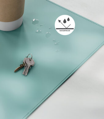 LEITZ bureau-onderlegger, 800 x 400 mm, PVC, mint