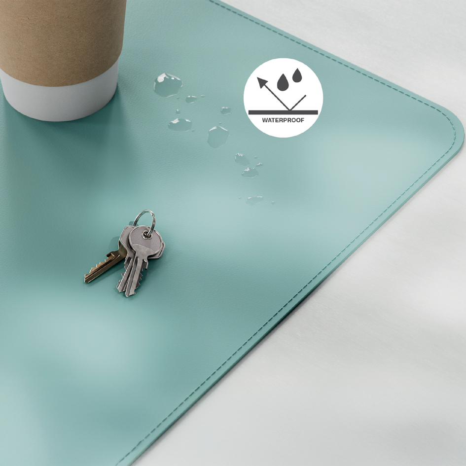 LEITZ bureau-onderlegger, 800 x 400 mm, PVC, mint LEITZ bureau-onderlegger, 800 x 400 mm, PVC, mint