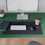 LEITZ Bureauonderlegger 760 x 360 mm vilt donkergrijs