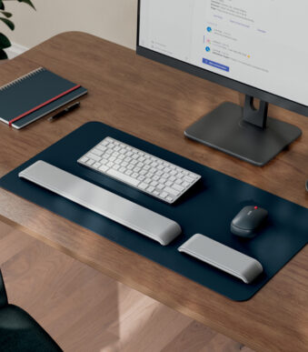 LEITZ Bureauonderlegger 700 x 360 mm van gerecycled leer