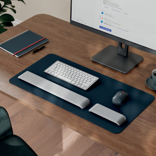 LEITZ Bureauonderlegger 700 x 360 mm van gerecycled leer