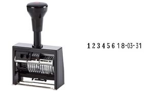 REINER houder met inktkussen, zwart, voor model ND6K