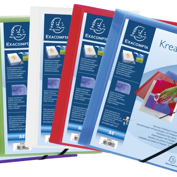EXACOMPTA hoekspannermap Kreacover A4 PP