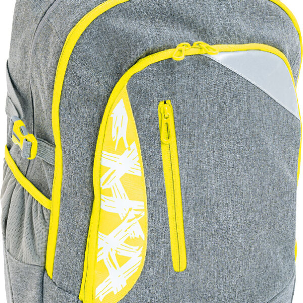 EBERHARD FABER Schoolrugzak X-Style, grijs/neongeel