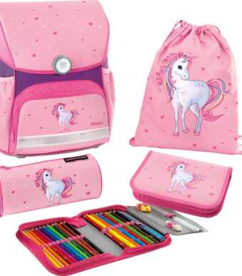 EBERHARD FABER Boekentas Set EFAlino Eenhoorn, 4-delig