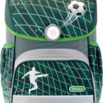 EBERHARD FABER Boekentas Set EFAlino Voetbal, zwart/groen