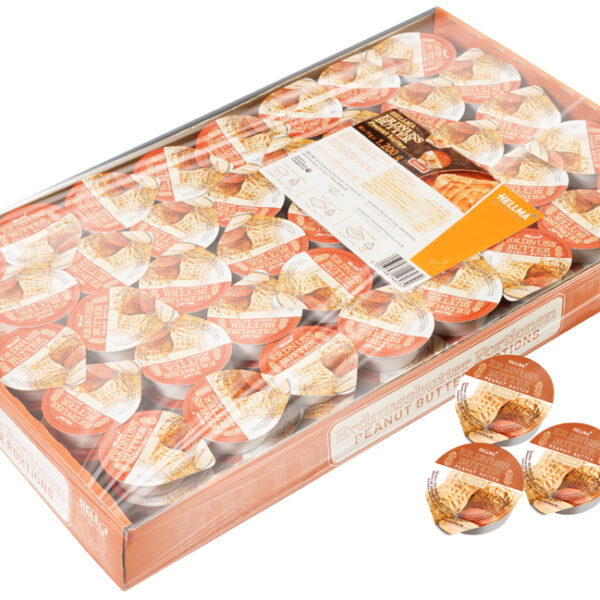 HELLMA Pindakaas, 80 porties, in doos