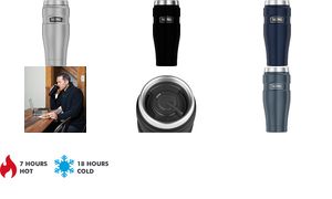 THERMOS isoleerbeker STAINLESS KING, 0,47 liter, rood