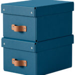 LEITZ Opbergdoos-set Puro, karton, 7 liter, nachtblauw