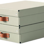 LEITZ Opbergdoos-set Puro, karton, 8 liter, beige