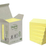 Post-it Memoblaadjes Recycling, 38 x 51 mm, geel