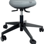 LEITZ Zithokker Ergo Active met wielen en balanscomfortzitting