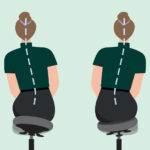 LEITZ Zithokker Ergo Active met wielen en balanscomfortzitting